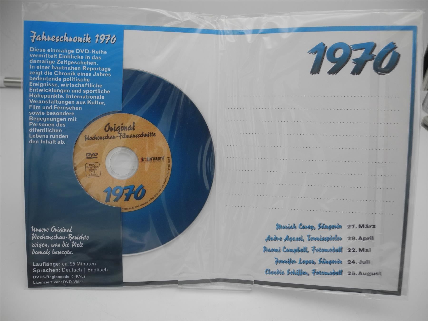 Karten: Geburtstagskarte mit CD, Jahr 1970 – Neu und originalverpackt aus Kottwil von Crazyrolf 1