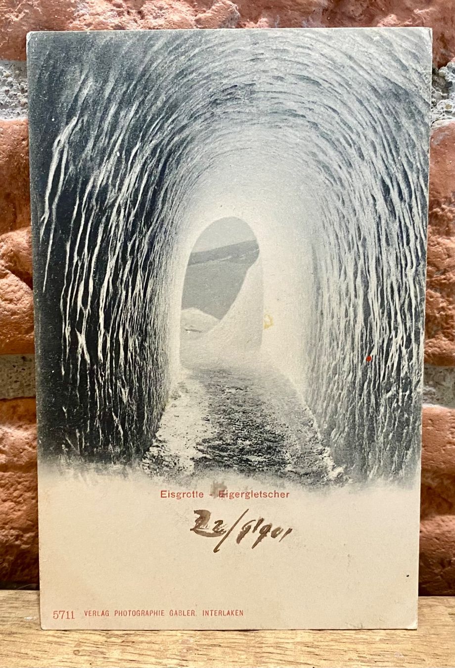 Ansichtskarten: 1901 Eisgrotte Eigergletscher – Gebraucht aus Root von ENGLAND-TREASURES