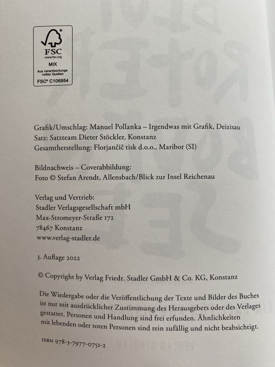 Libri: Blutroter Bodensee - Manfred Braunger  – Usato da Schwarzenburg venduto da Michellu 6