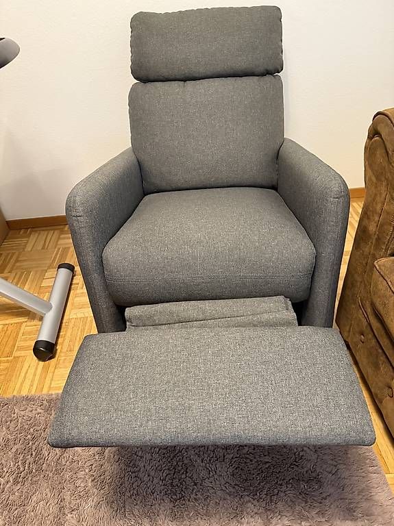 Poltrone: Komfortabler Relaxsessel Grau | Verstellbar – Usato da Glattbrugg venduto da mir_vx2c 4