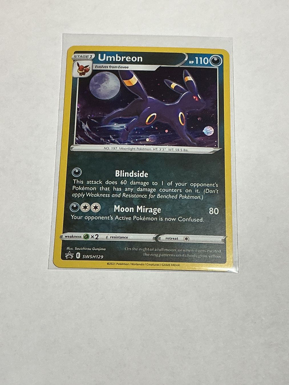 Pokémon Sammelbilder & Trading cards: Umbreon SWSH129 – Gebraucht aus Zollikofen von gema123