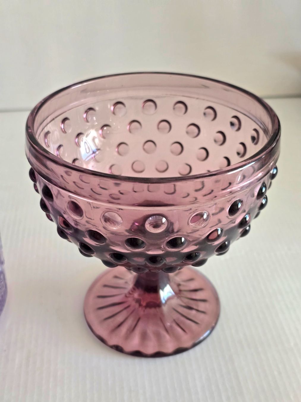 Bicchieri: älteres Glas, Noppenglas – Usato da Rheinau venduto da MakalekaAloha 1