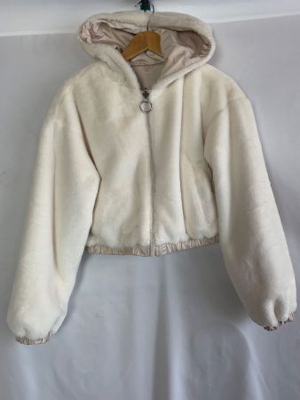 Wendejacke, Teddyfell mit Kapuze, H&M Gr. XS, Top Zustand