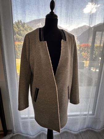 belle veste I.CODE mi-saison grise stylée, taille 44
