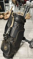 Golfbag Cadillac schwarz mit Schlägern gebraucht