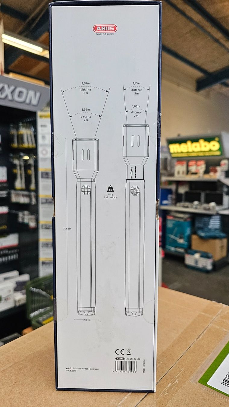 Lampade: ABUS TL530 LED Taschenlampe 900lm – Nuovo e nell'imballaggio originale da Koppigen venduto da Bracher_Mail-House 2