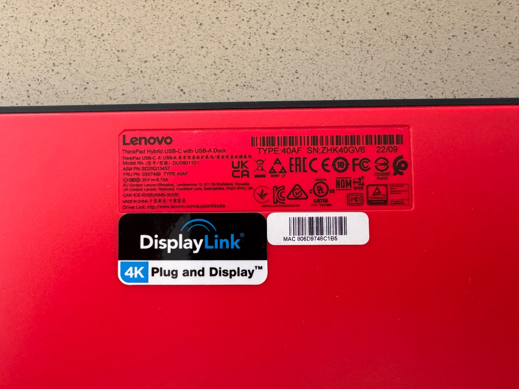 Lenovo Dockingstation: Dockingstation Lenovo ThinkPad Hybrid USB-C mit USB-A – Gebraucht aus Unterengstringen von mch_zh 4