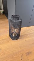 Bodenlampe Drahtkorb schwarz moderner Stil Decor Lampe