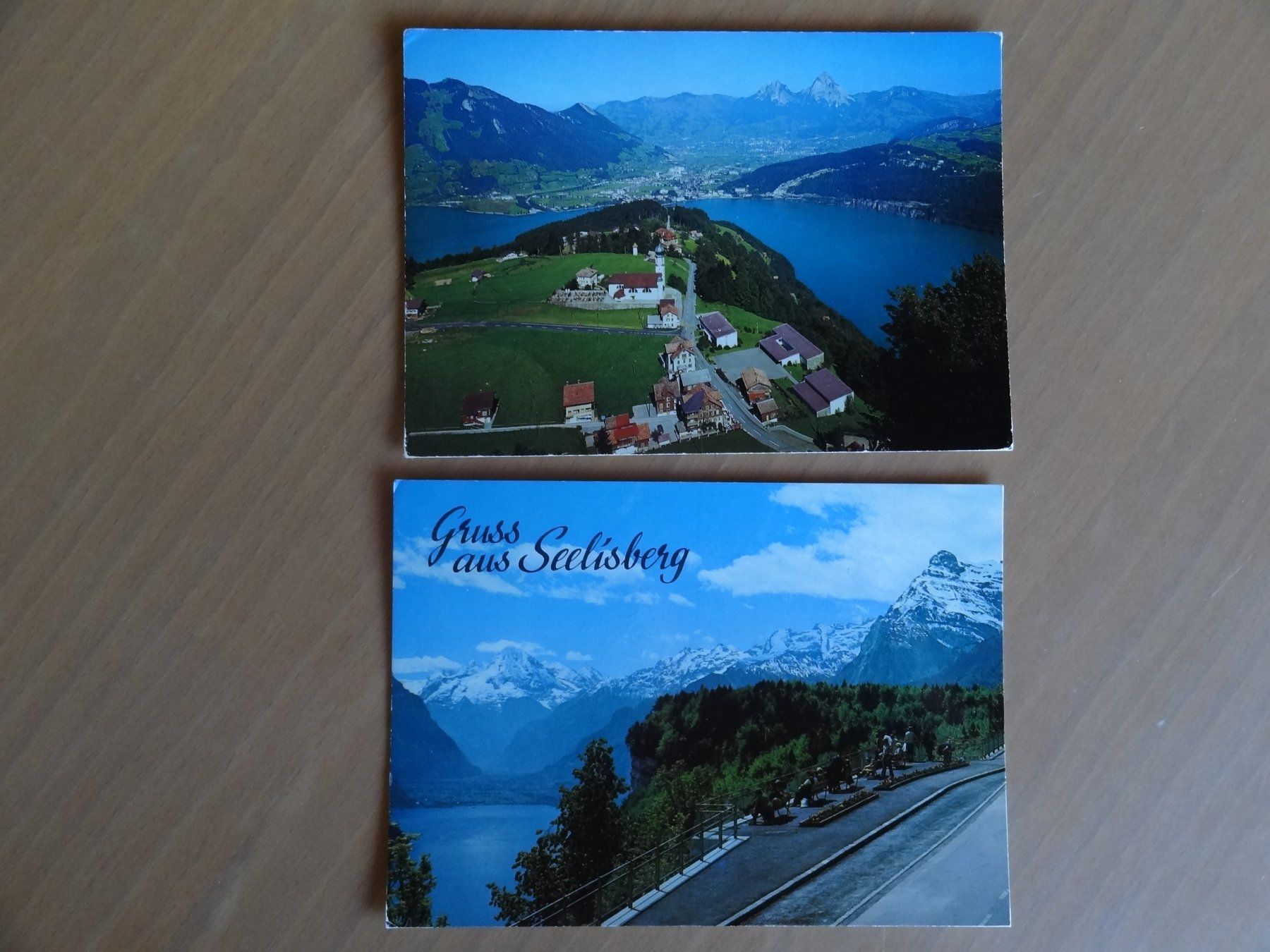 Cartoline postali: Seelisberg - Uri - 1974 et 1977 – Usato da St Léonard venduto da Riglin
