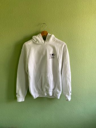 Weisses Doggo Life Hoodie, Grösse M, wie neu!