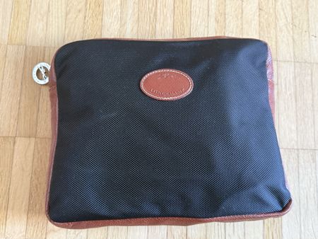 Longchamp Reisetasche schwarz braun 