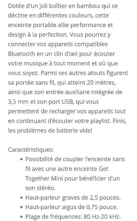 Haut-parleurs: Enceinte bluetooth – D'occasion à Leytron par Angi189 1