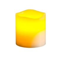 LED Kerze flackernd, Fernbed., d:15,h:15