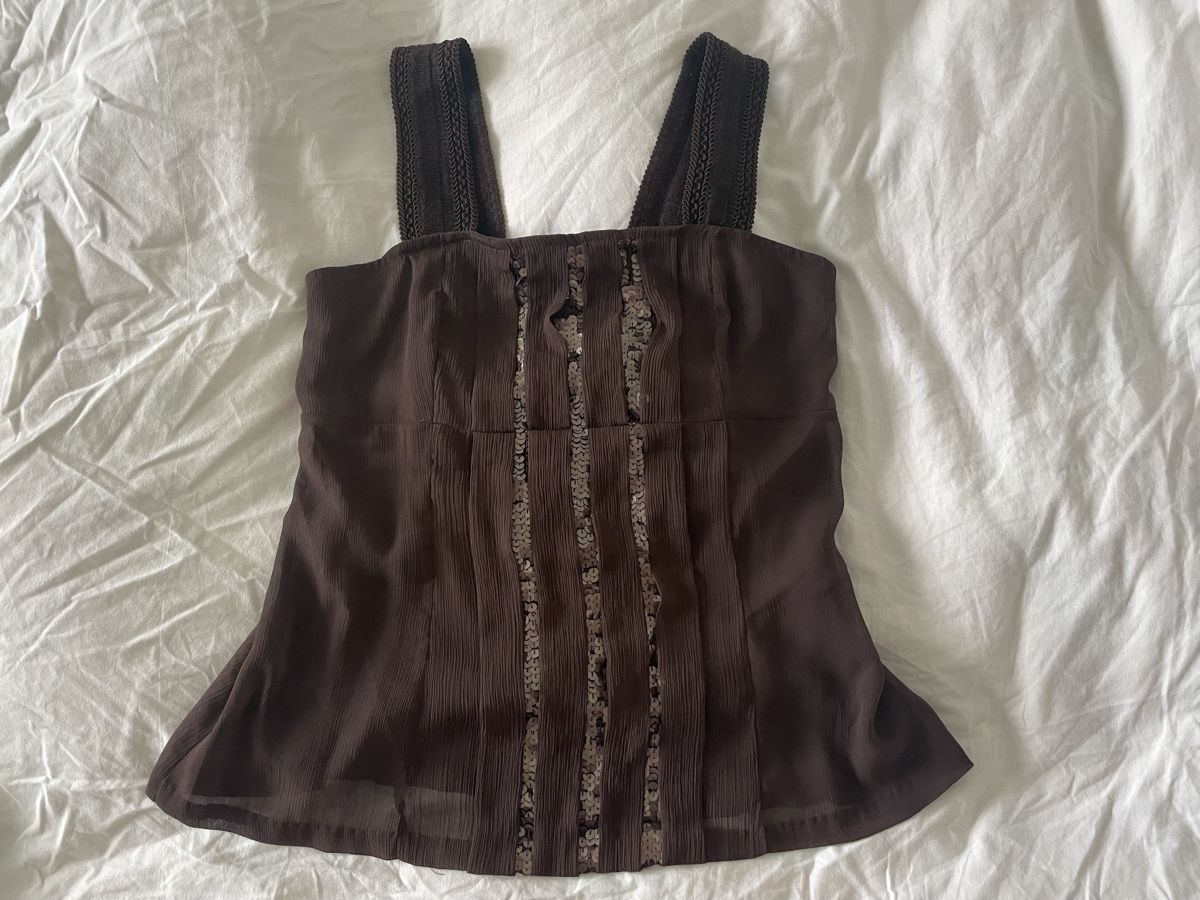 Top: Vintage Morgan Top Gr.S, braun – Nuovo (secondo la descrizione) da Untersiggenthal venduto da bla_55sl