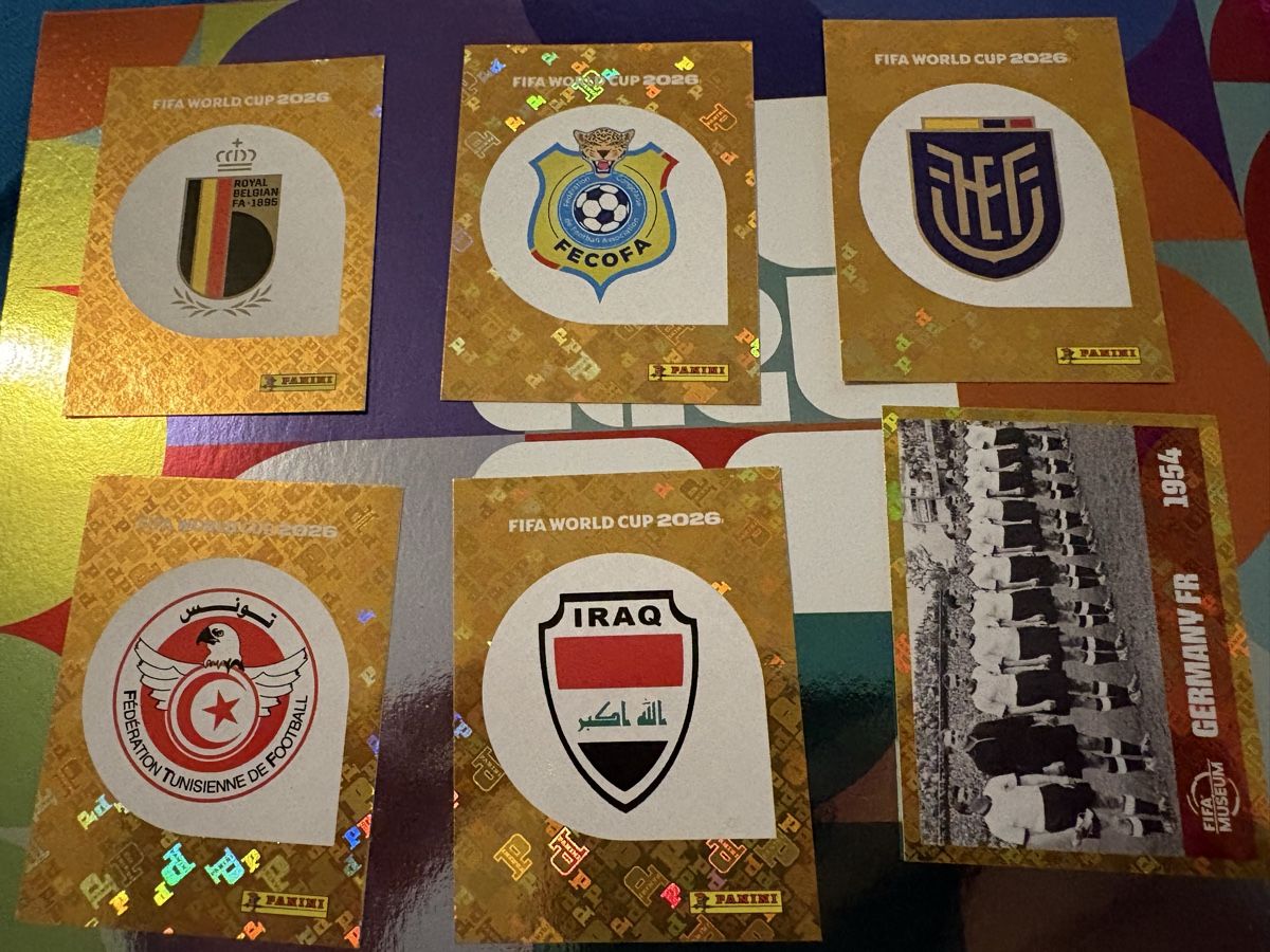 Panini Carte collezionabili: Panini sechs teiliges Set von seltenen Karten – Nuovo (secondo la descrizione) da Kriens venduto da Bertan117