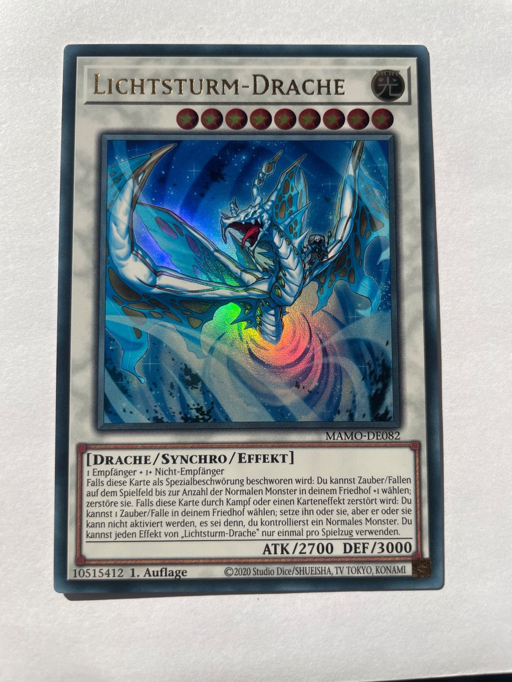 Yugioh Cartes à collectionner: YuGiOh Lichtsturm-Drache – D'occasion à Altstätten SG par ChangeMaker