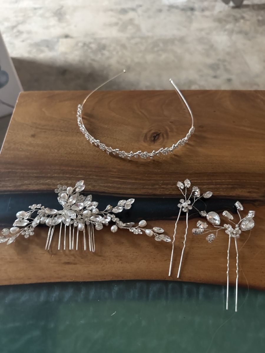 Haarschmuck: Braut Schmuck Set Haarschmuck – Neu (gemäss Beschreibung) aus Kaisten von Cit96