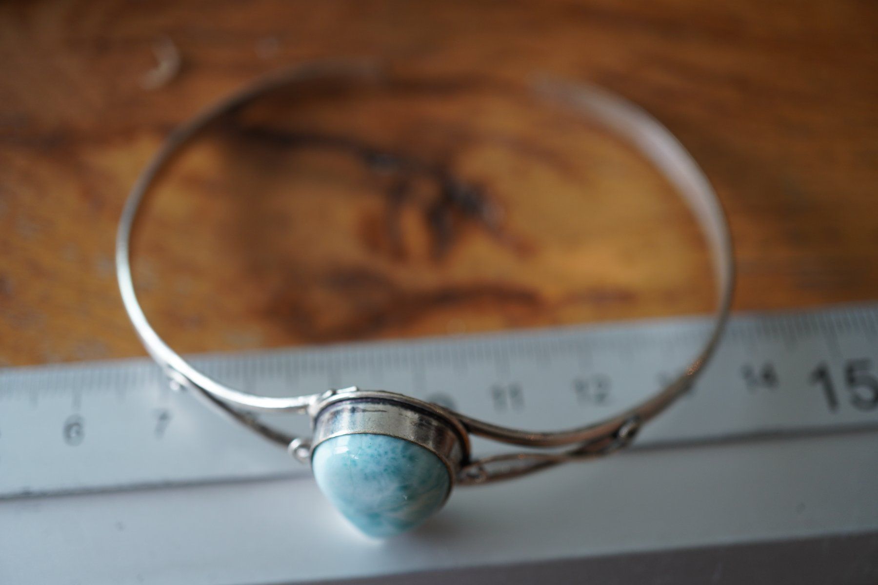 Minerali & Pietre curative: Larimar Armreifen   by  "TOPSTONE" – Nuovo e nell'imballaggio originale da Eschenbach SG venduto da topstone 3