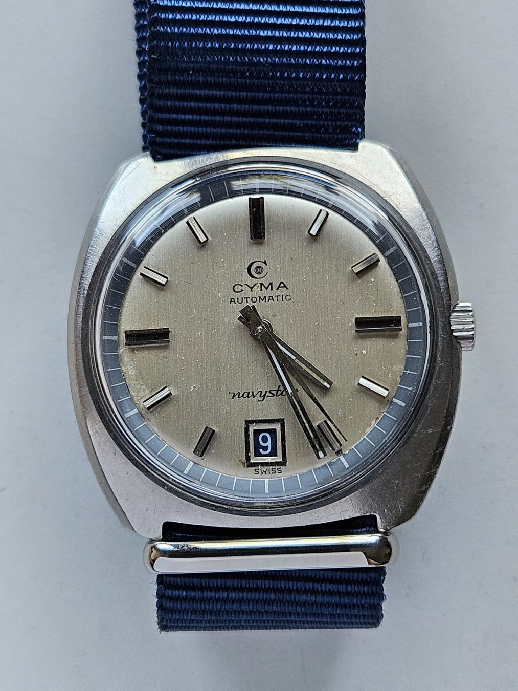 Cyma Orologi: 297 Cyma Navystar Automatic Date – Usato da Berikon venduto da mmm21