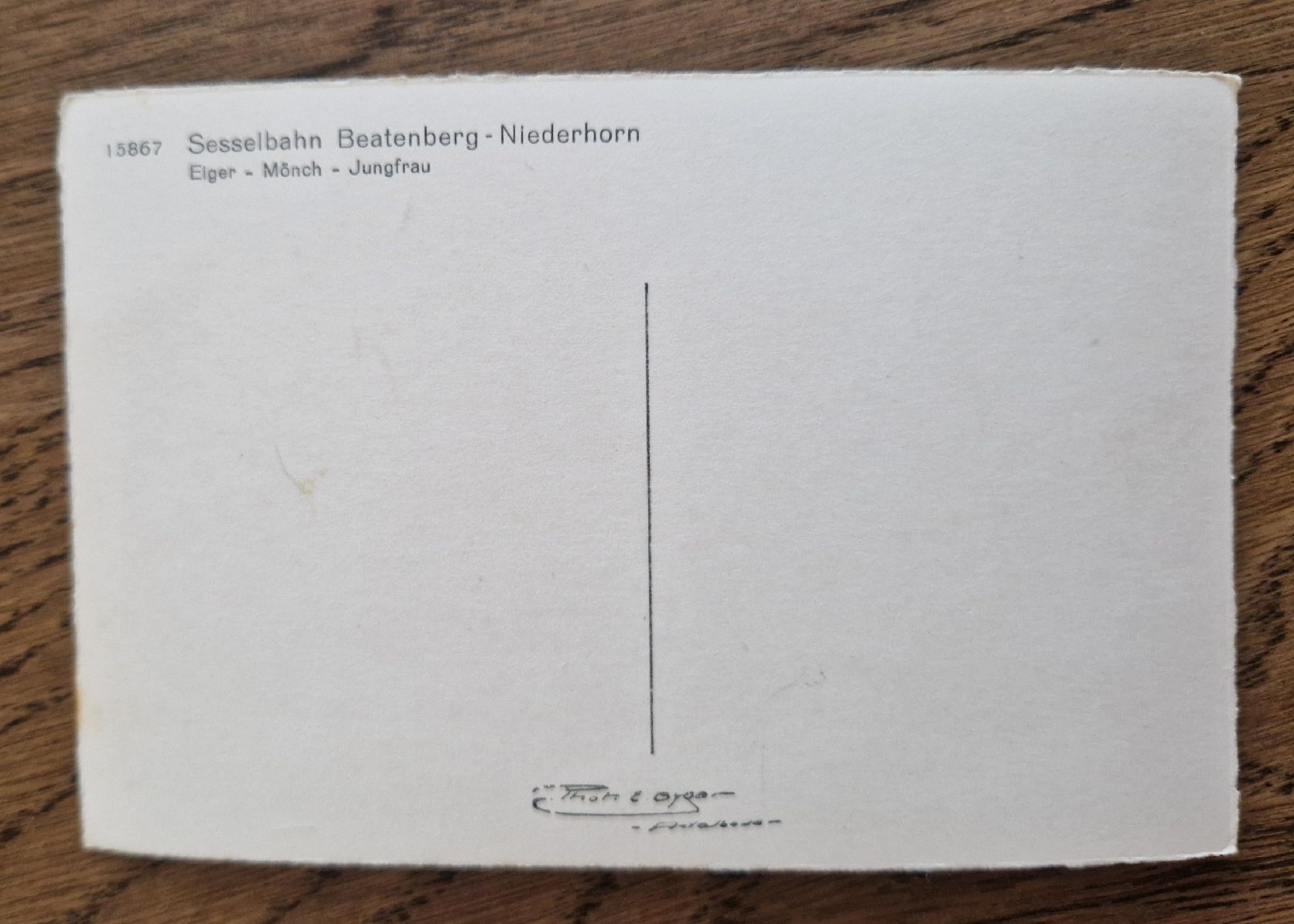 Cartoline postali: Sesselbahn Beatenberg- Niederhorn – Usato da Ebikon venduto da Donar50 1