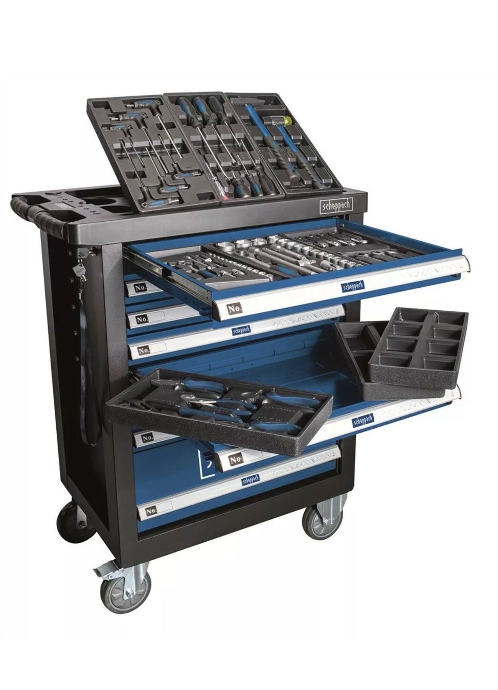 Scheppach Tutti gli attrezzi: +Scheppach TW1100 Werkstattwagen bestückt – Nuovo e nell'imballaggio originale da Amriswil venduto da JaJa-Express 6