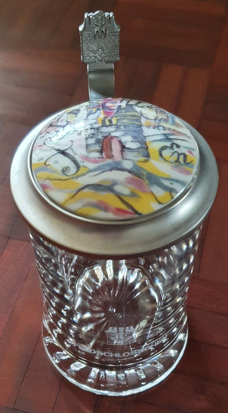 Bicchieri: 4 Bierkrüge mit Zinndeckel – Usato da Kreuzlingen venduto da Rschweiz1 5