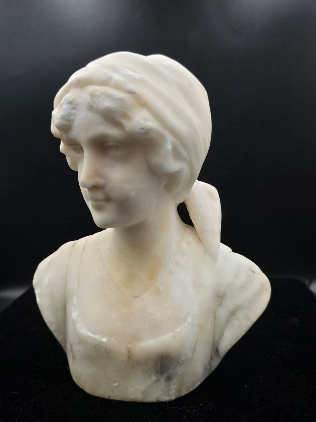 Statuette: Alabaster Büste Frau weiss – Usato da Rorschacherberg venduto da snOOpydOg11 2