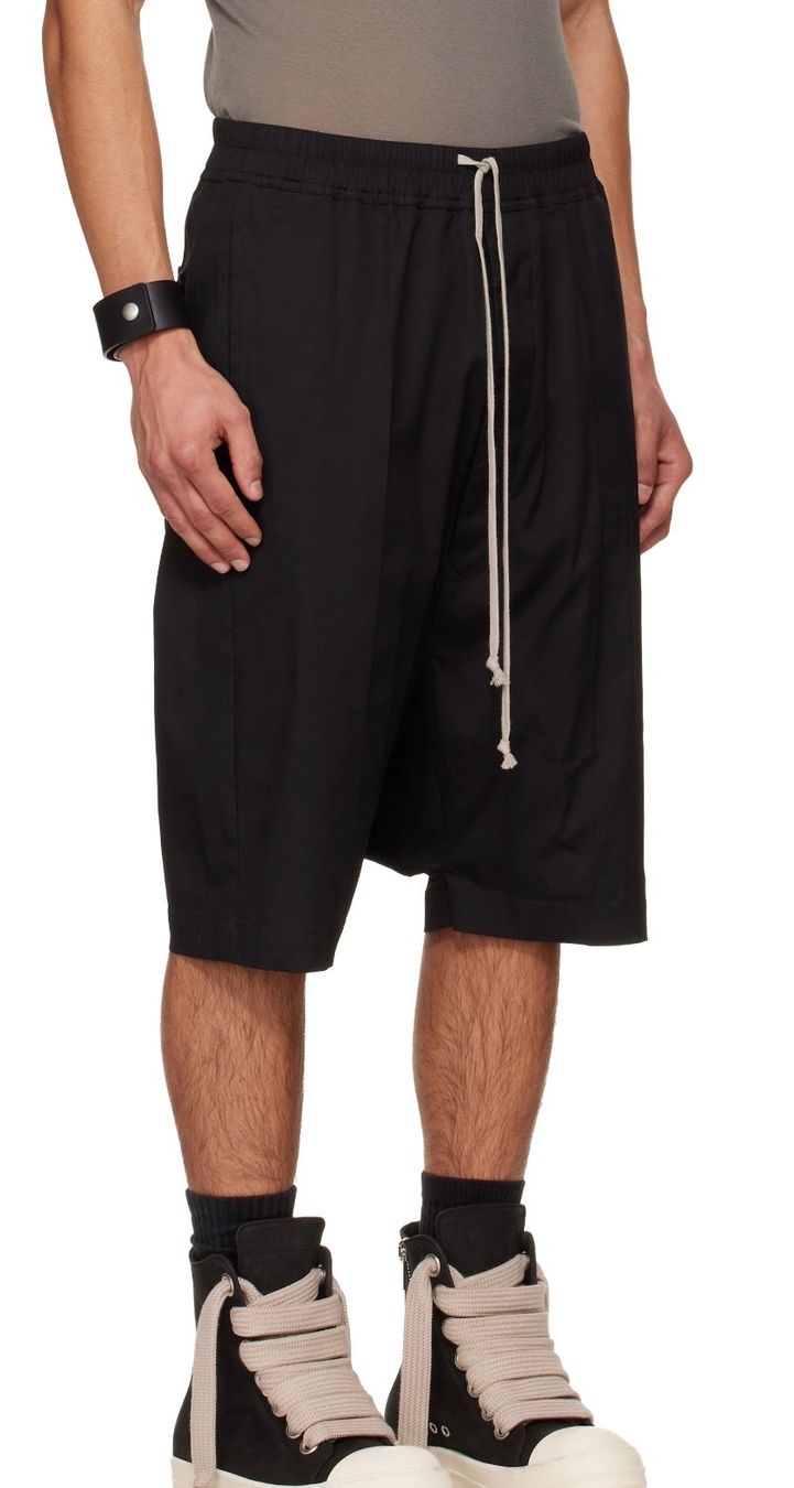 Rick Owens Pantalons: Rick Owens Pods Shorts Black – Neuf avec emballage d'origine à Zollikerberg par Onetop 2