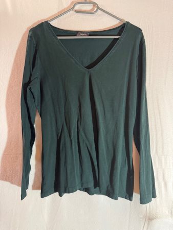 Grünes Langarm Basic von Yessica Gr. L