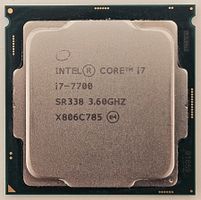 Intel i7 7700 / 4cores / 3.60Ghz / 65W
