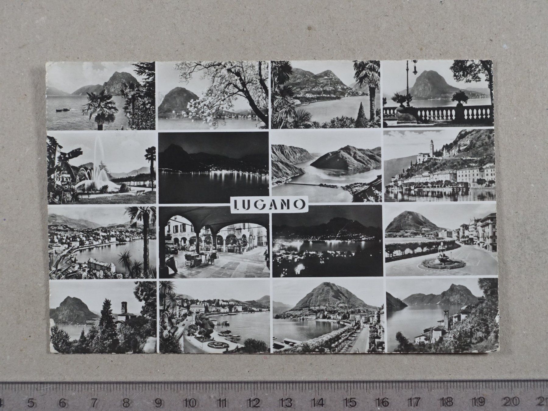 Cartes postales: Lugano, 1956 – D'occasion à Lenzburg par fh1