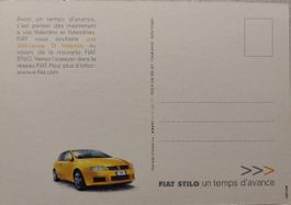 FIAT -  STILO  -   carte du concessionnaire