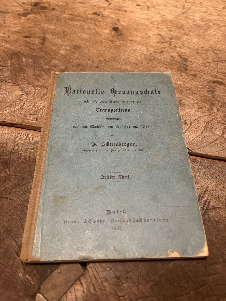 Libri: Antikes Gesangbuch, handschriftlich, 1852 – Usato da Zuoz venduto da Grr1974
