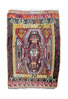 Schildkazak Kelim, Flachgewebeteppich Türkei 180 x 140 cm