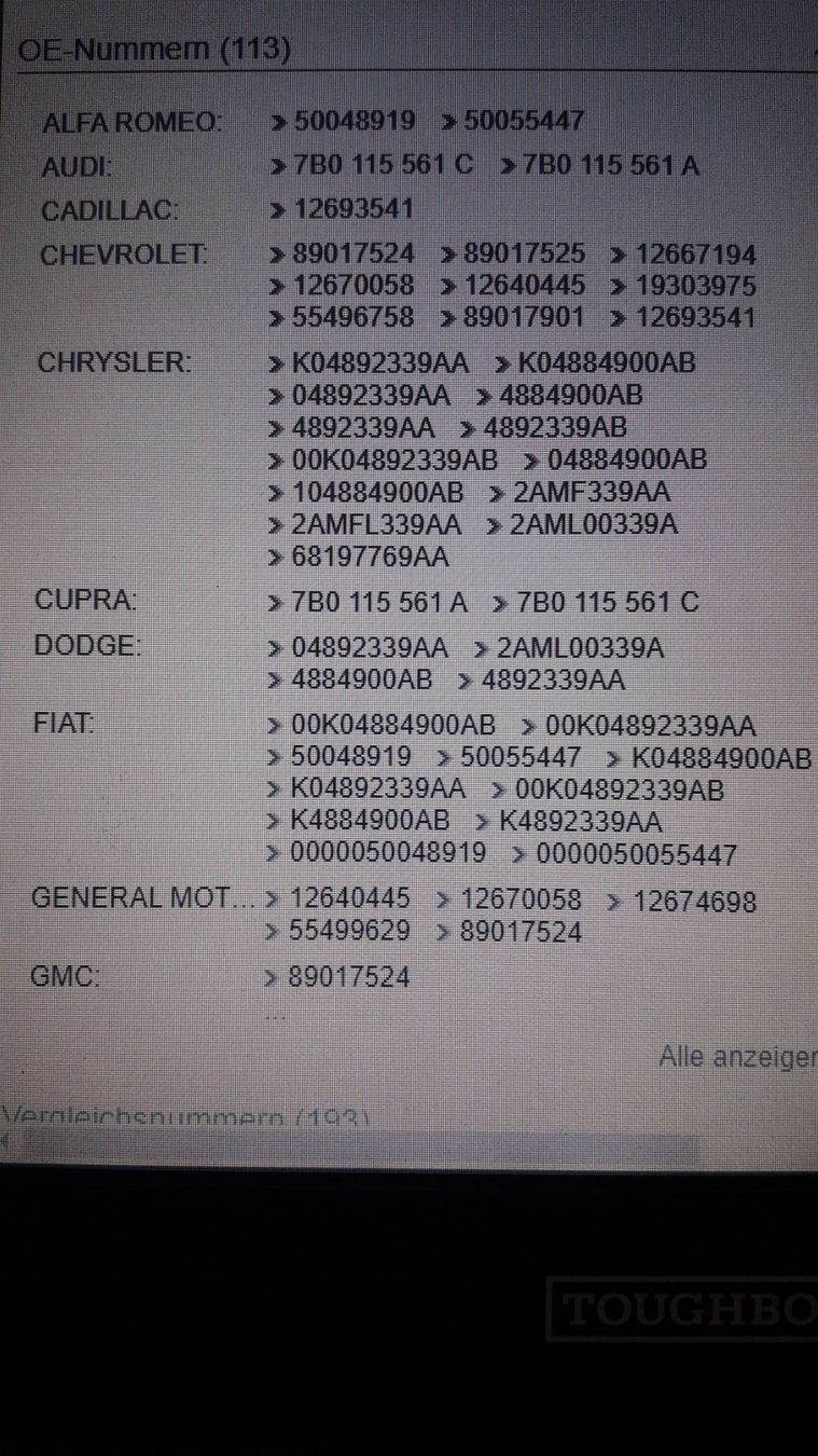 Tutti pezzi di ricambio auto: Öl-Filter JAKOPARTS J1310911 DODGE – Nuovo e nell'imballaggio originale da Flawil venduto da LG-AG_Teilemarkt 1