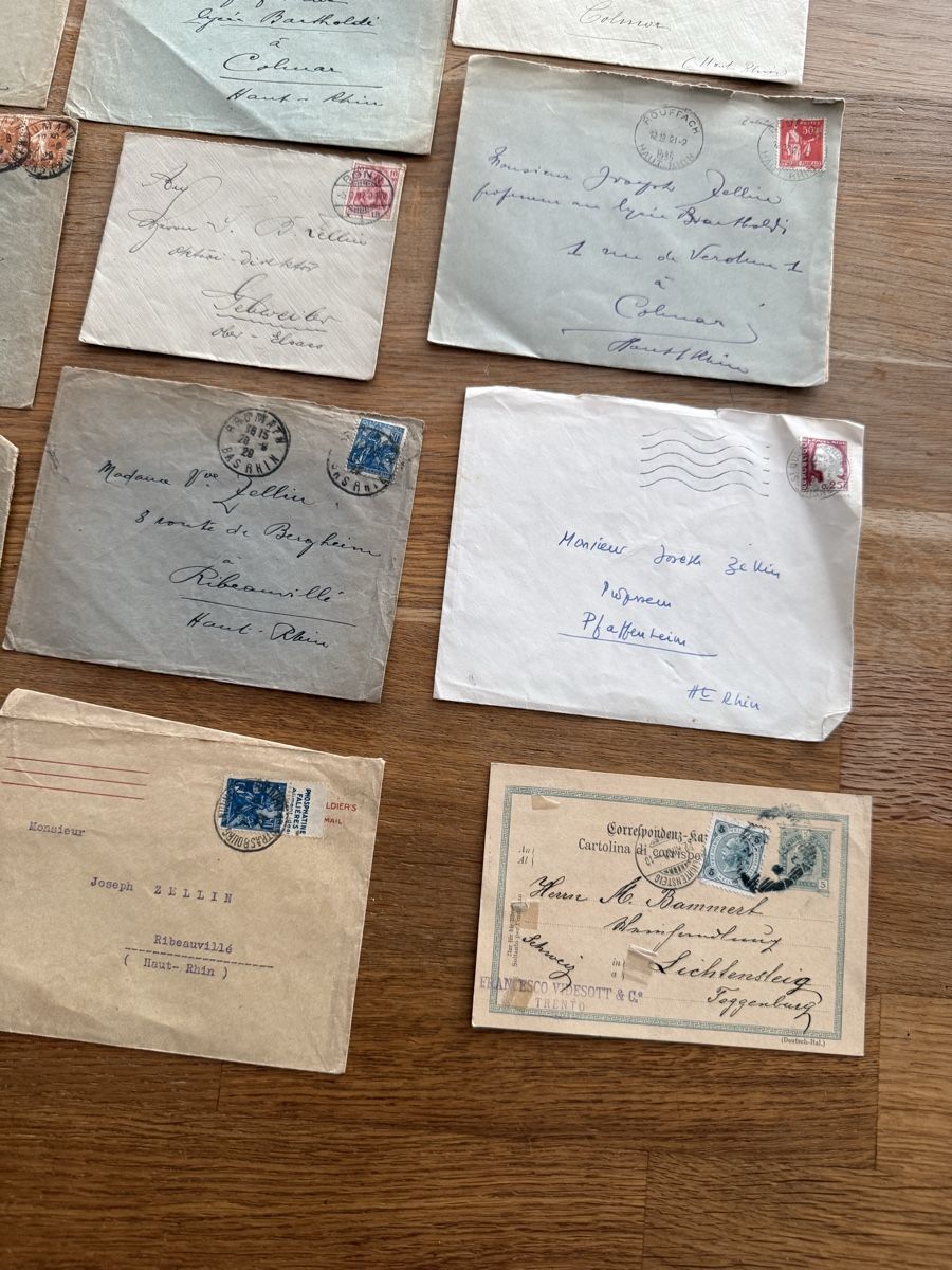Buste & buste per spedizione: Antike Briefe Umschläge Konvolut Kuvert – Usato da Goldach venduto da Messerguru 4