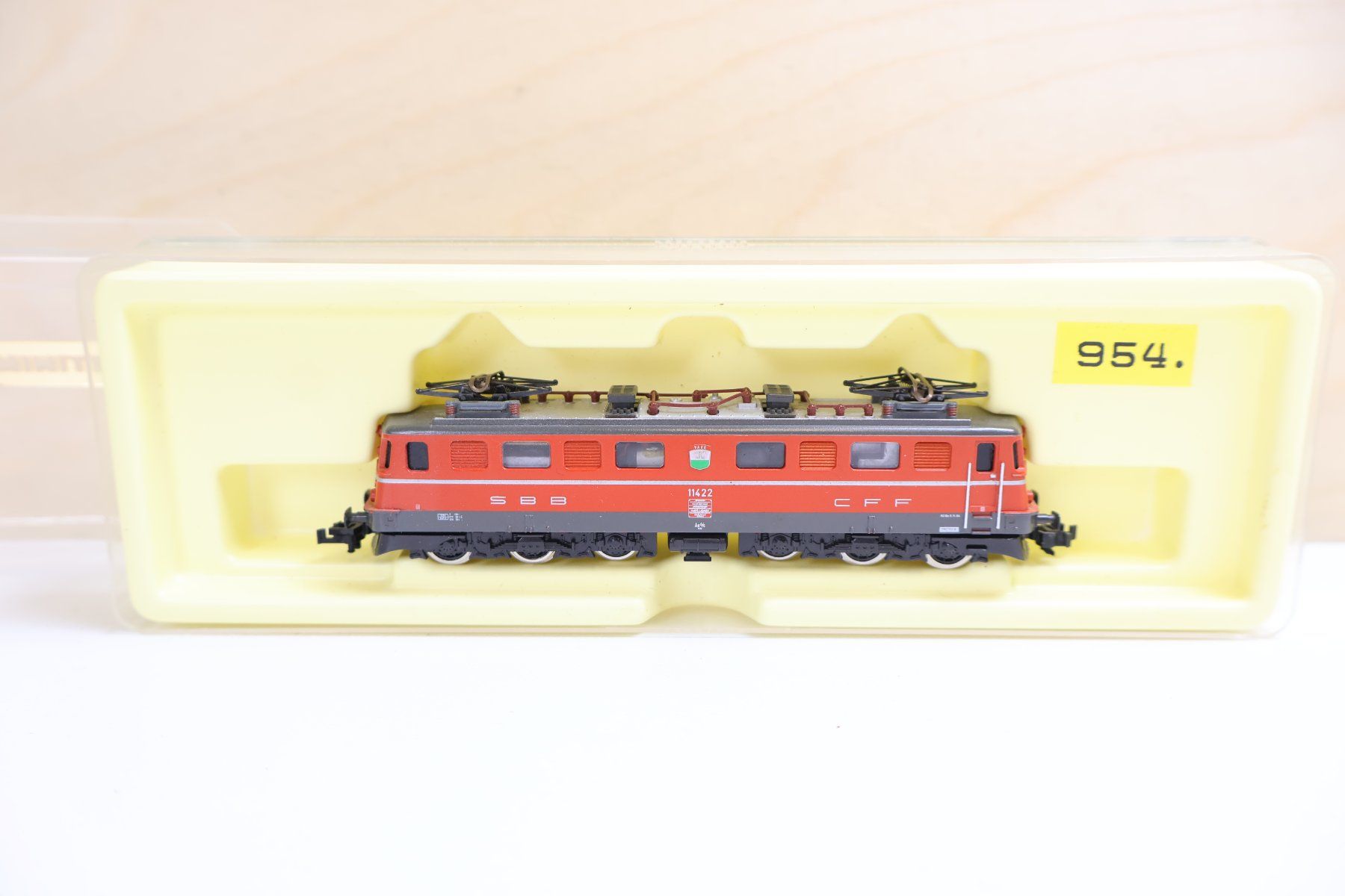 Trix Modellini di ferrovie: Minitrix SBB Ae 6/6 E-Lok Digital 12968 - Kanton Vaud – Usato da Winterthur venduto da Monstera 4