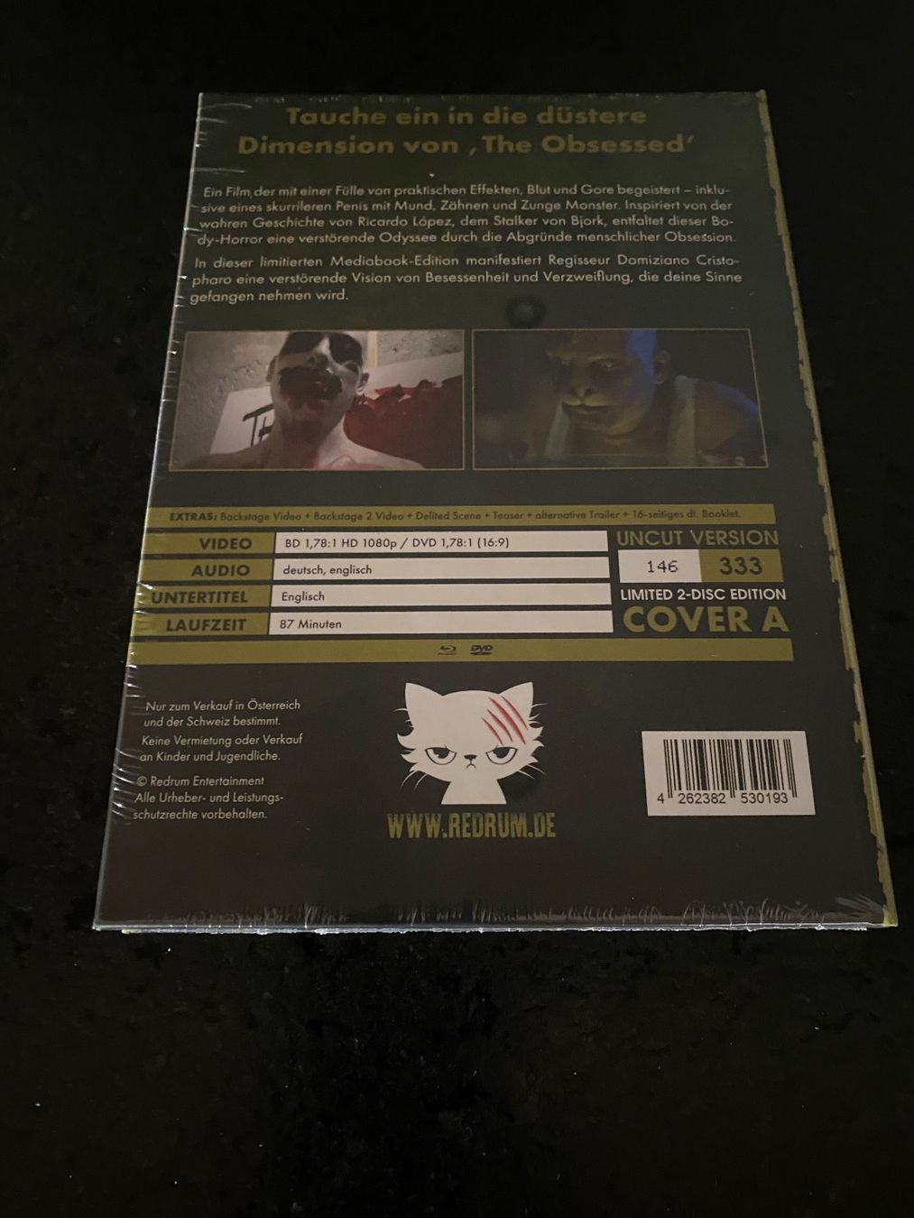 Tutti i DVDs: The Obsessed Mediabook Blu-ray + DVD OVP – Nuovo e nell'imballaggio originale da Schmitten FR venduto da FilmRarities 1
