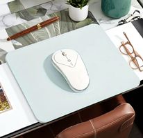 Mousepad Mauspad , hellblau, 25x21cm, neu