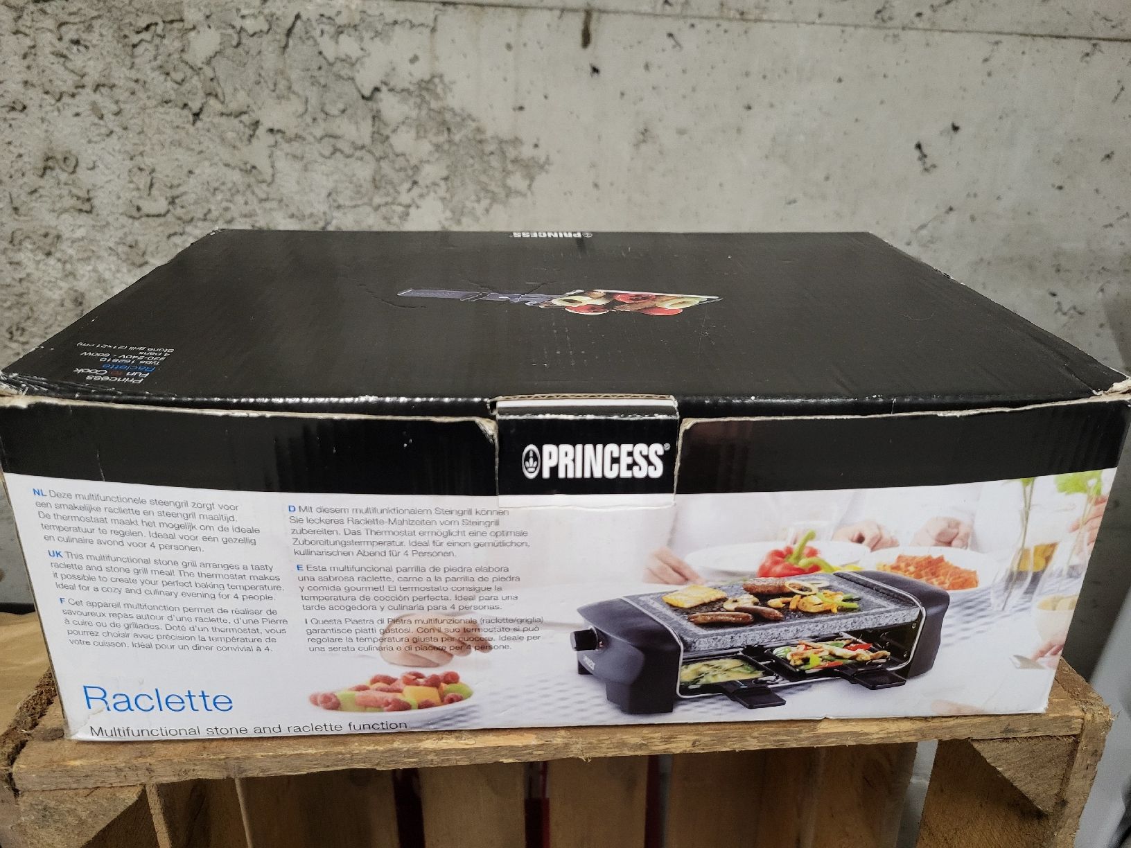 Küchengeräte: piastra multifunzionale per raclette – Neu und originalverpackt aus Villa Bedretto von Custa 2