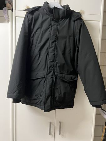 H&M Winterjacke, Gr. 158/164, Schwarz, Top Zustand!