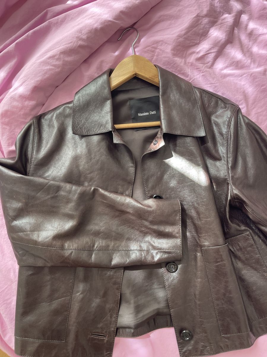Massimo Dutti Vestes: Massimo dutti leather jacket in 36 – D'occasion à zürich par schmid1234 4