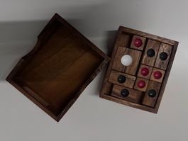 Holz Schiebe Puzzle Knobelspiel Geduldspiel