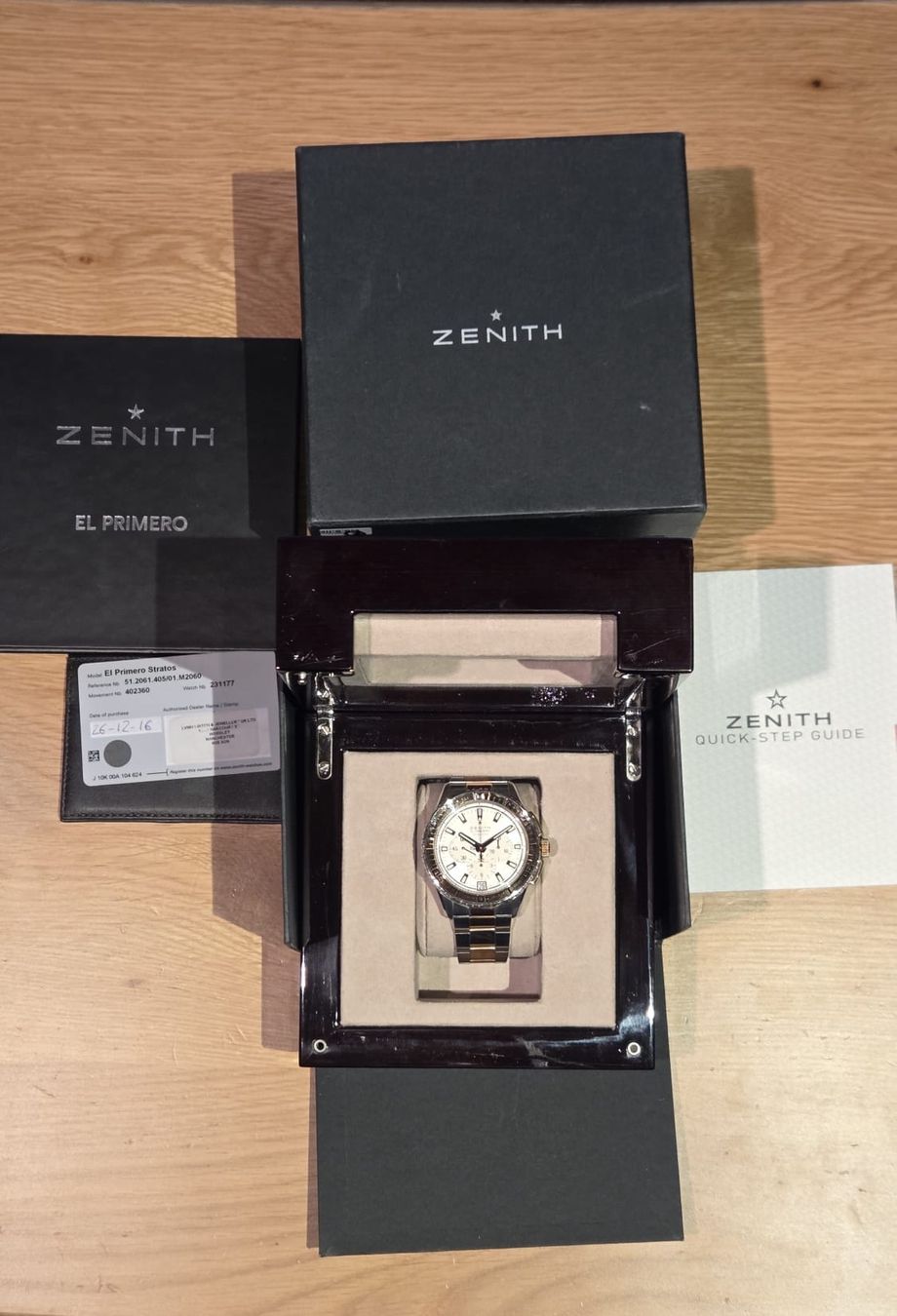 Zenith Orologi: ZENITH EL PRIMERO STRATOS FLYBACK FULL SET 45,5 MM – Nuovo (secondo la descrizione) da Winterthur venduto da Romer.Uhren.Schmuck 8