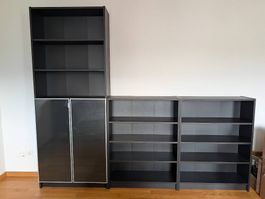 IKEA BILLY RegalSet - Schwarzbraun - 3 Module
