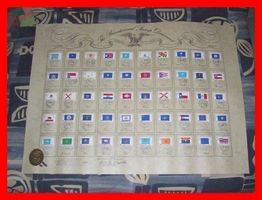 💚USA The Bicentennial Stamp Document 1776-1976 (50x70cm)💚