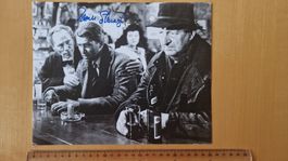 James Stewart, Original Autogramm auf Grossfoto s/w
