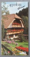Prospekt Appenberg Emmental mit Panoramakarte ca. 80er Jahre