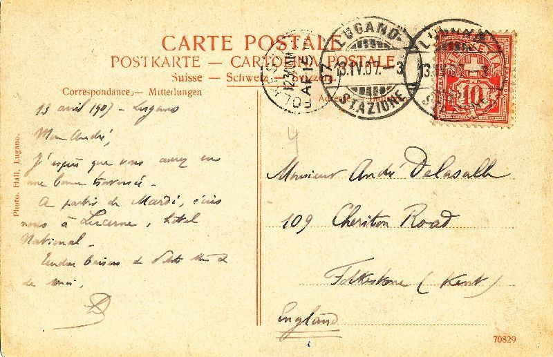 Cartes postales: Castello St. Mamette + 1907 – D'occasion à Emmenbrücke par teestube 1