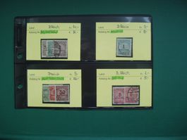 1923aus Serie Wertangaben einige bessere Zähnungen KW 290.00